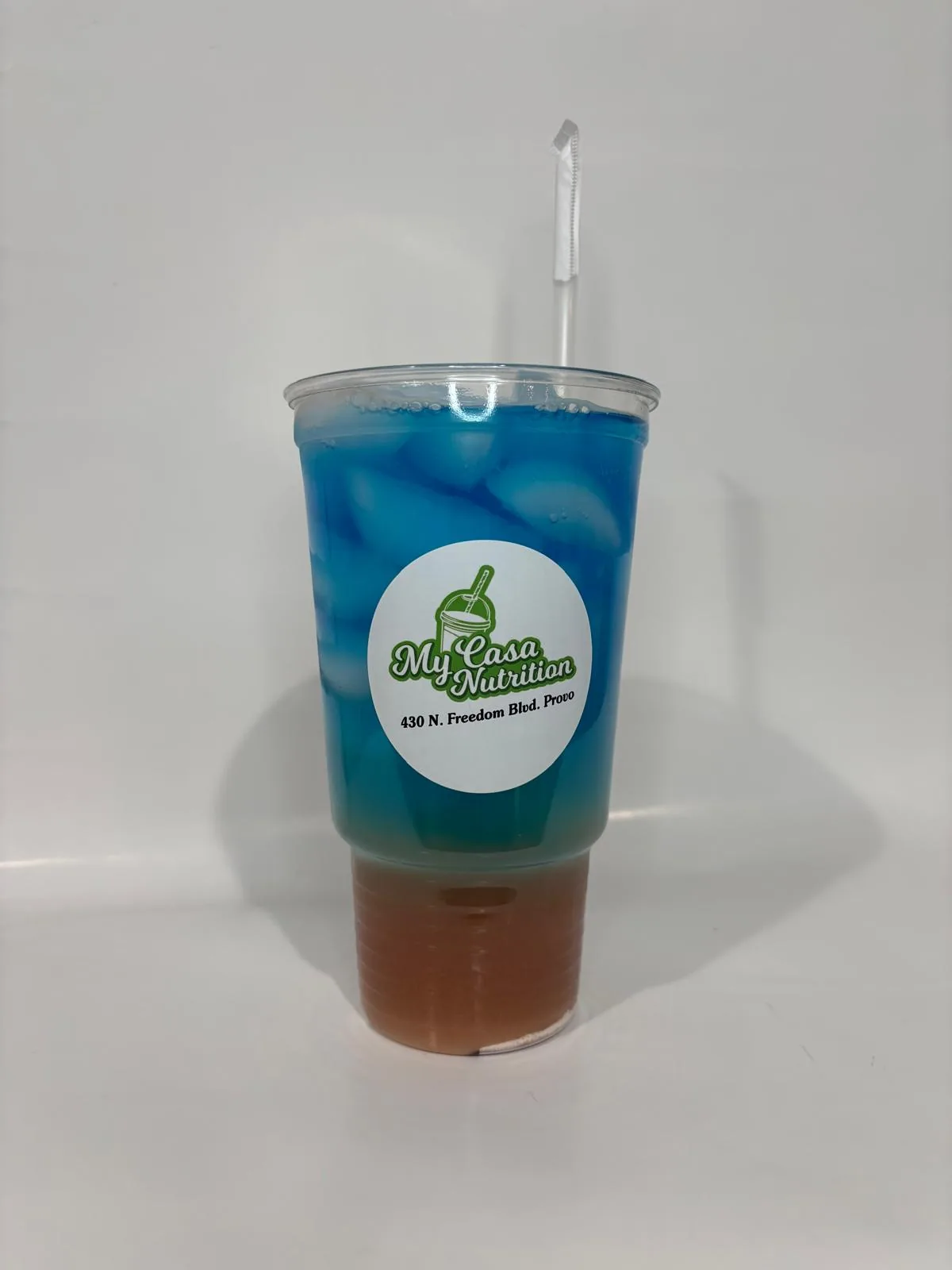 Blue hydration tea at My Casa Nutrition